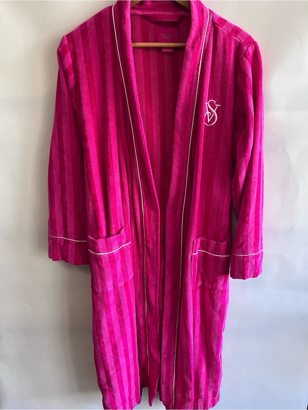 Victoria’s Secret Pink Terry Cloth Bath Robe Belted
